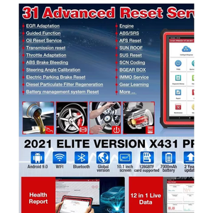 LAUNCH X431 Pro3s Plus V5.0 alat diagnosa otomotif, alat pengkodean ECU tes aktif pemindai Obd2 - Product Image 5