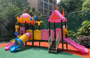 Équipement de terrain de jeu éducatif durable, structure <span class=keywords><strong>en</strong></span> acier galvanisé, toboggans <span class=keywords><strong>en</strong></span> plastique pour garderies, écoles maternelles et parcs communautaires - Product Image 5