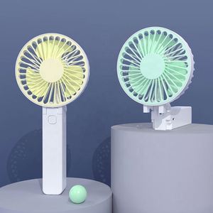 Source Manufacturer Ready Stock Foldable Rechargeable Handheld Portable Mini Fan Usb With Phone <b>Holder</b> - Product Image 4