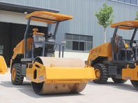Offre Spéciale Mini Compacteur 4 Tonnes Rouleau Compresseur Monocylindre XS400J avec Force de Compression de 60KN