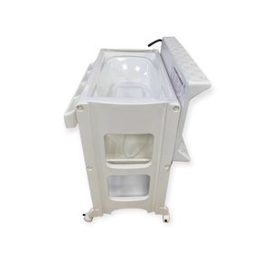 Practical Heavy Duty Infant Diaper Changing <b>Table</b> with Integrated <b>Bath</b> Unit and Soft Padding for Newborn Daily Diaper - Product Image 5