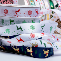 Ruban en satin gros-grain personnalisé, écologique, imprimé en relief, avec logo 3D doux, pour l'emballage de boîtes cadeaux