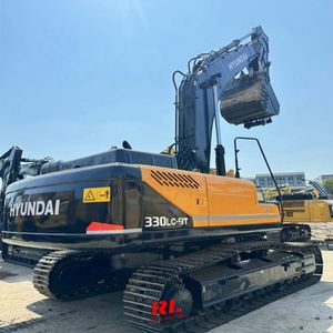 Excavatrice hydraulique sur chenilles d'occasion Hyundai 330lc-9s, fabrication coréenne d'origine, excavatrice lourde d'occasion Hyundai 330 - Product Image 1