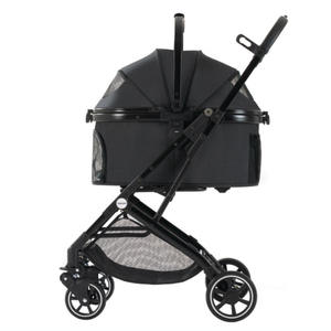 Venta al por mayor <span class=keywords><strong>carrito</strong></span> de 4 ruedas plegable <span class=keywords><strong>para</strong></span> mascotas cochecito doble grande <span class=keywords><strong>para</strong></span> mascotas <span class=keywords><strong>con</strong></span> cochecito <span class=keywords><strong>para</strong></span> gatos grandes perros llevar de viaje <span class=keywords><strong>para</strong></span> llevar <span class=keywords><strong>correr</strong></span> - Product Image 4