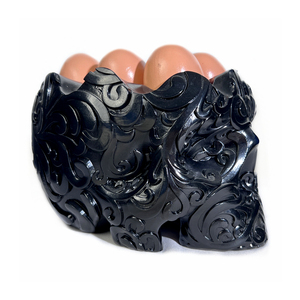 Hình trái tim loral đường hộp sọ ngày của hộp sọ sang trọng chết thiết kế tùy chỉnh thực hiện hộp sọ - Product Image 2