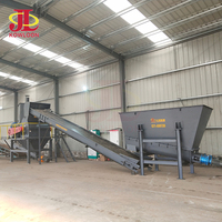 Broyeur de bois lourd, machine à broyer les palettes en bois à double arbre, machine de recyclage du bois