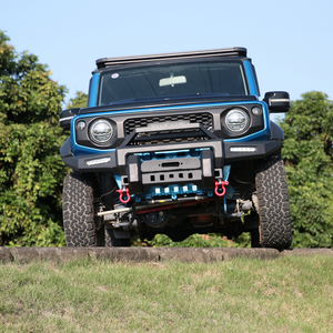 Pare-chocs avant <span class=keywords><strong>pour</strong></span> <span class=keywords><strong>Suzuki</strong></span> <span class=keywords><strong>Jimny</strong></span> JB74 3/5 Porte Avant Bull Bar Nouveau Offre Spéciale 4x4 Tout-Terrain Véhicule Accessoires Noir Acier En Gros - Product Image 5
