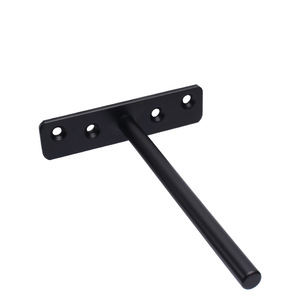 Support mural flottant dissimulé en forme de T Jin Aoding – Accessoires de fixation modernes et simples en acier - Product Image 2
