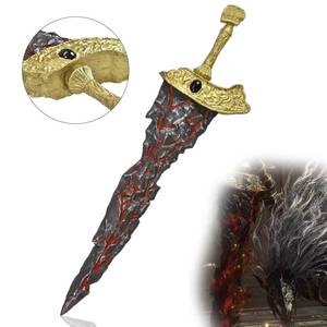 ดาบมาลิเกธ ขนาดเท่าของจริง 51 นิ้ว จากเกม Elden Ring  ใบดาบสีดำ ทำจากไฟเบอร์กลาส สำหรับคอสเพลย์ พร้อมดีไซน์แบบเก่า - Product Image 1