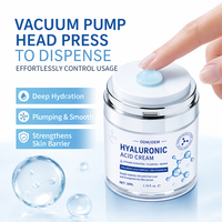 Gel Hydratant Visage à l'Acide Hyaluronique Marque Blanche – Formule Équilibre Hydrique, Traitement Réparateur Peaux Sensibles, Crème Hydratante Visage