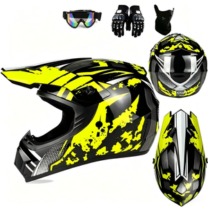 Nouveau Casque Moto Intégral PBRabbit en ABS, Design Mentonnière Amovible Moderne, Mousse Respirante, Construction Légère L8evQUAY, Couverture Complète - Product Image 4