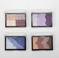 ISO22716 BRC & GMPC vérifié usine ODM OEMEYeshadow Palette classique à la mode maquillage 4 couleurs ombre à paupières maquillage fard à paupières apprêt