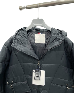 Veste à capuche multi-poches noire pour homme - Vente chaude - Manteau tactique d'hiver chaud pour l'extérieur, vêtement d'extérieur décontracté coupe-vent - Product Image 5