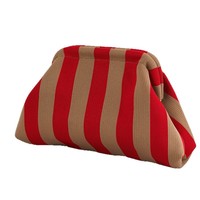 Sacs à main en crochet tissé pour femmes, pochettes de plage, pochettes bouffantes, sacs nuage froncés, trousses de maquillage pour femmes, sac tendance