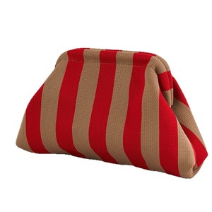 Sacs à main en crochet tissé pour femmes, pochettes de plage, pochettes bouffantes, sacs nuage froncés, trousses de maquillage pour femmes, <span class=keywords><strong>sac</strong></span> tendance - Product Image 5