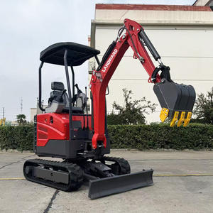 Распродажа, мини-гидравлический экскаватор, дизельный двигатель, многофункциональный гусеничный небольшой экскаватор 1 тонна 2 тонны, новый экскаватор, машина для домашнего использования - Product Image 2