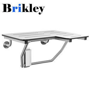 Asiento de ducha plegable de pared de acero inoxidable moderno Brikley <span class=keywords><strong>para</strong></span> hoteles hospitales - Product Image 5
