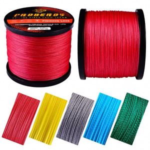 PROBEROS 300M Ligne de pêche tressée 8 brins 40LB-300LB Multifilament PE Lac Rivière Ruisseau - Product Image 1