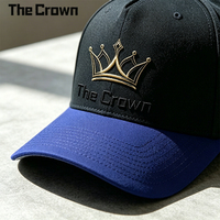 Gorra de Béisbol Estructurada de 6 Paneles con Logotipo Personalizado Bordado en 3D, Gorra de Dos Tonos con Visera Curva, Venta al Por Mayor, Fabricante