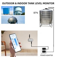Capteur de niveau à ultrasons LoRa, transmetteur sans fil intelligent Wi-Fi pour la mesure du niveau de liquide, instruments de surveillance des réservoirs d'eau et d'eaux usées