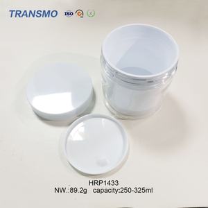 Boîte vide de 250-325 ml pour échantillons cosmétiques, granulés pour ongles, pots en plastique pour poudre de miel, boîte à poudre libre - Product Image 3