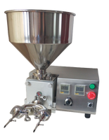 Machine de remplissage Double tête noyau Injection aiguille crème pain beurre Machine de remplissage automatique Croissant bouffée remplissage injection