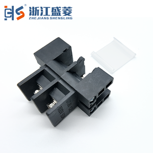 Bloque de terminales de barrera de alta corriente <span class=keywords><strong>Shengling</strong></span>, conductor de cobre 2-8 AWG, contactos de latón PBT, conexión por tornillo, alimentación industrial - Product Image 3