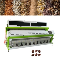 Machine de tri de couleur multifonctionnelle personnalisable avec caméra CCD pour le tri des grains de café torréfiés verts et des noix