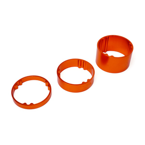 Entretoises de casque OEM personnalisées en Chine |   Rondelle de fourche en alliage d'aluminium anodisé coloré pour vélo - Product Image 1