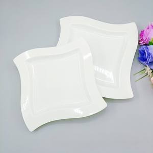 Assiette à dîner en <span class=keywords><strong>porcelaine</strong></span> de 8 pouces Stocks faibles MOQ Ventes Chargeur irrégulier prêt à l'emploi Livraison rapide Écologique Stocké Céramique - Product Image 4