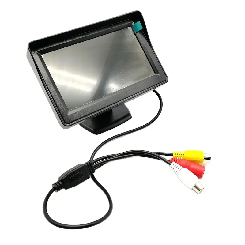 Mobil Monitor 4.3 "Layar untuk Rear View Reverse Kamera TFT LCD Display HD Digital Warna 4.3 Inci PAL/NTSC