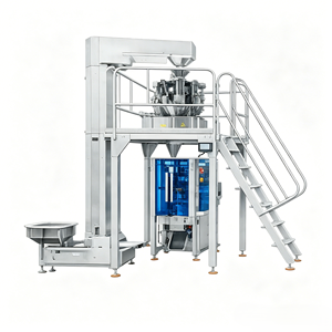 Máquina de envasado vertical automática ABBA-420 para frutos secos, caramelos, gelatina, rodajas de manzana, alimentos crujientes y otros productos. - Product Image 2