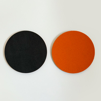 Disque abrasif en éponge de 8 pouces (200 mm) P3000 à fixation auto-agrippante pour le polissage du verre automobile, du marbre et de la pierre, le meulage flexible et le traitement précis 4 mm