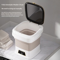 Lave-linge portable pliable 13L, mini laveuse essoreuse pour sous-vêtements, vêtements de bébé, petits vêtements, camping-car, dortoir, B2B OEM