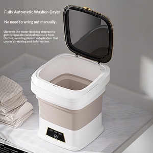 Lavadora Portátil Plegable de 13L, <span class=keywords><strong>Mini</strong></span> Lavadora con Centrifugadora para Ropa Interior, Ropa de Bebé, Ropa Pequeña, Ideal para Campamentos, Dormitorios, RV, OEM B2B - Product Image 1