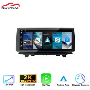 Pantalla Multimedia para Auto Rhythm de 12.6 Pulgadas, Conexión Inalámbrica Carplay y Android Auto, Arranque Rápido de 5 Segundos, Pantalla para BMW X1 F48 2018-2022, Sistema EVO - Product Image 1