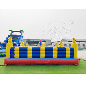 Castillo Inflable para Fiestas Infantiles, Tobogán Inflable, Castillo Inflable con Diseño de Gatito Azul, Parque Infantil Inflable con Tobogán - Product Image 2