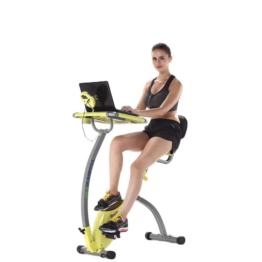 New Design TV Shop Products New Magnetic Exercise Bike, Gym Fitness Equipment With And Computer Desk