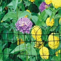 Clôture de jardin en fil de fer PVC vert Taille de clôture de jardin renouvelée 65cm * 25m