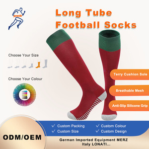 Chaussettes de football personnalisées pour l'été, fines, respirantes, pour les clubs célèbres, chaussettes d'entraînement professionnelles pour les fans et les joueurs stars - Product Image 1