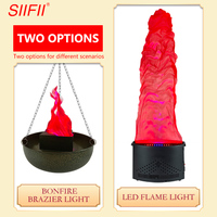 Lumière LED effet flamme avec télécommande 240W, flammes artificielles pour spectacles, Noël, discothèques, KTV et clubs