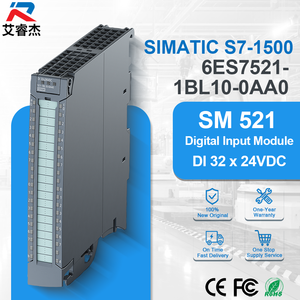 Nouveau module d'entrée numérique compact Siemens 6ES7 521-1BL10-0AA0 SIMATIC S7-1500 DI 32x24VDC BA PLC 6ES7521-1BL10-0AA0 - Product Image 1