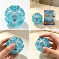 Toupie anti-stress en plastique style cristal, imprimée en 3D, à presser et à tourner, gadget anti-ennui pour bureau, unisexe