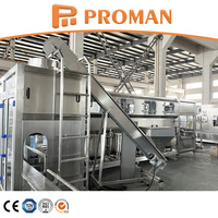 Línea de Producción de Llenado y Lavado de Barriles de Agua Potable Pura Totalmente Automática de 5 Galones 18.9L 600BPH
