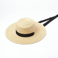 Nouveau gros luxe manque large bord Pot soleil blé chapeaux de paille vente chaude grands chapeaux de paille pour femmes et hommes unisexe