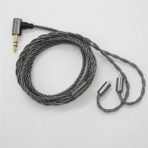 2P 0.78 Audio Cable Silver Plated Copper Nylon Wire 1.2M For QDC UE 1964 Headphones <b>Replacement</b> Cord - Product Image 5