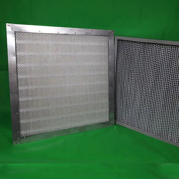 बाहरी फ्रेम वियोज्य HEPA लकड़ी लुगदी कागज सामग्री पैनल 1-5 उम माइक्रोन फिल्टर शुद्ध हवा के लिए प्रतिस्थापन