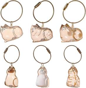 Porte-clés capsule commémorative portable en PVC de marque OEM pour poils de <span class=keywords><strong>chat</strong></span>, cadeau de souvenir pour les amoureux des chats et les propriétaires d'animaux, flacon de conservation des poils - Product Image 6