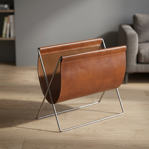Handmade Polished Magazine Rack Holder - Product Image 3