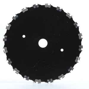 Lame de coupe d'arbre universelle, petit taille-haie, accessoires de <span class=keywords><strong>tondeuse</strong></span> à gazon, débroussailleuse, lame de scie à chaîne en acier inoxydable de 9 pouces - Product Image 4